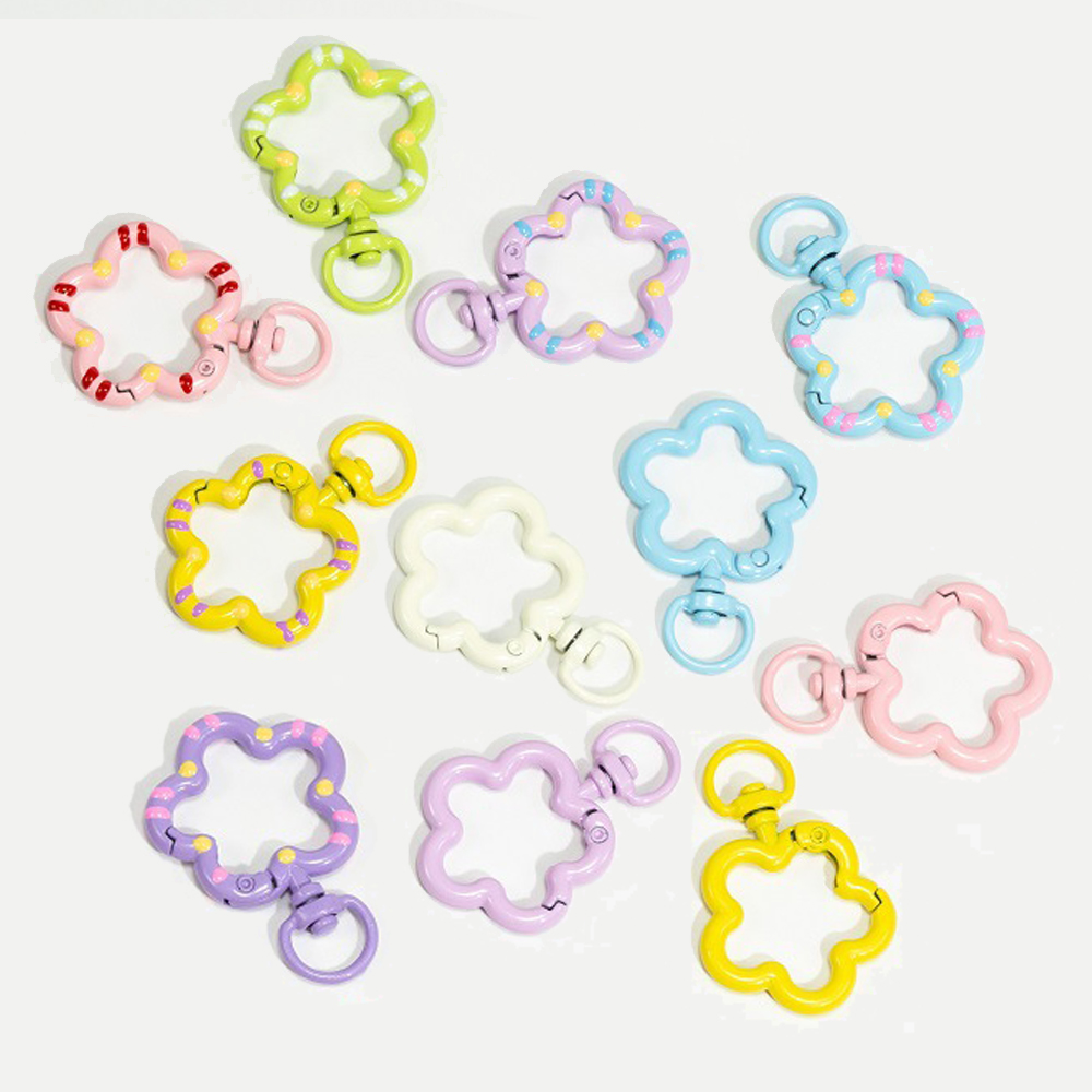 Flower Supplies - 5 Stück Blumen-Karabinerhaken, Trigger-Clips, Schnallen für