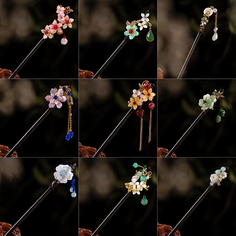Supply Florist - 1Pc Holz Haarnadel Kopfschmuck für Frauen