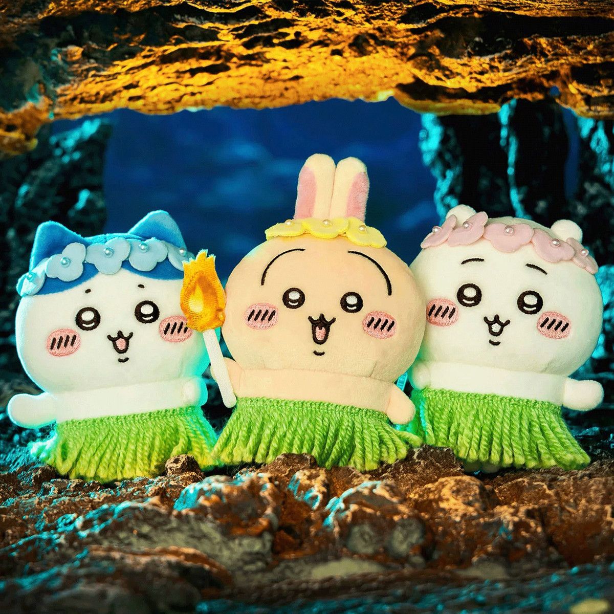 Supply Florist - Kawaii Ckw Meerjungfraueninsel Plüsch-Anhänger Schlüsselanhänger Usagi