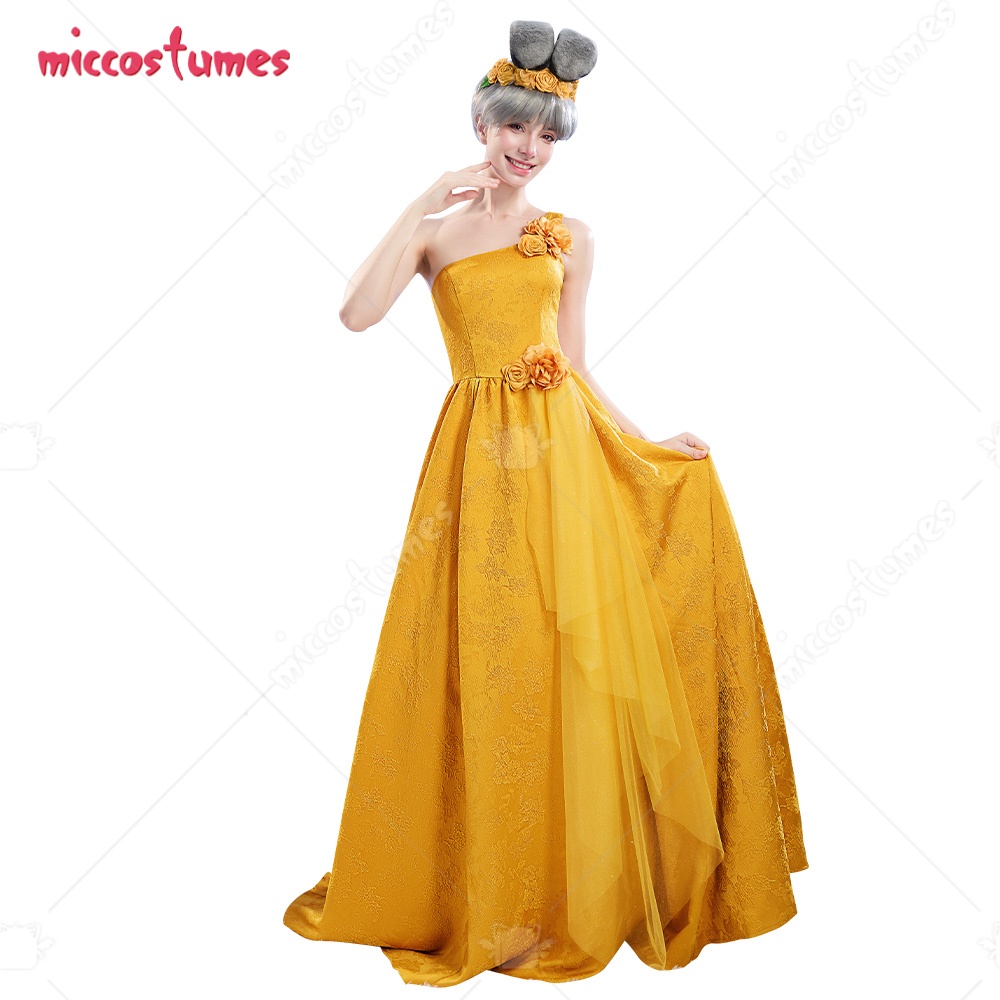Supply Florist - 【Versandfertig】 Miccostumes Damen-Kaninchen-Cosplay-Kleid, gelbes Cosplay-Kleid mit