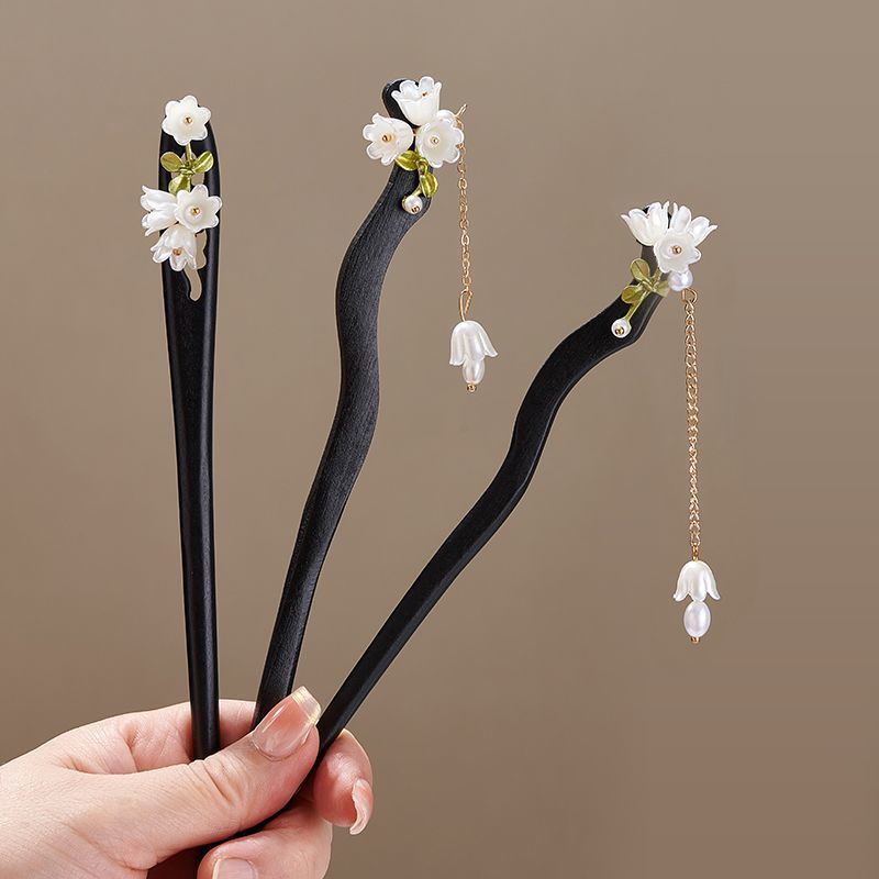 Holzblumen-Haarnadel im Vintag – Supply Florist Bewertung und Preis